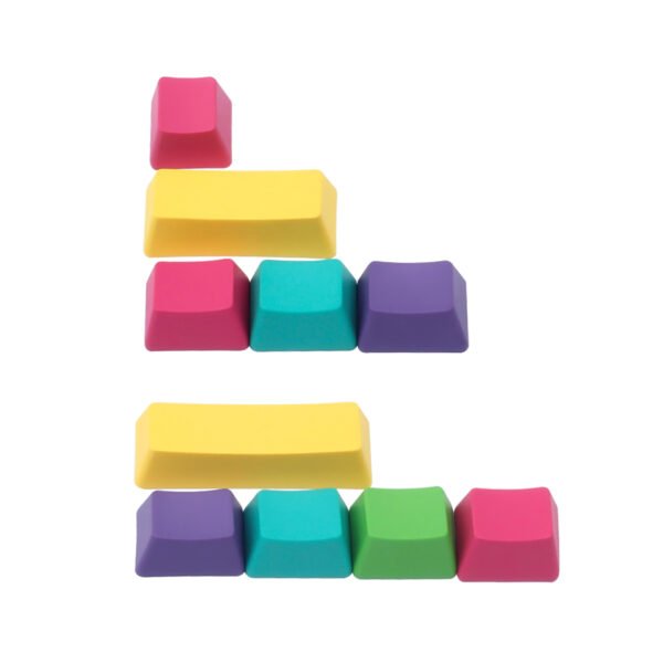 PBT Keycaps CMYK Keyset Blank OEM Profile for ANSI Layout MX Switches Mechanical Keyboards - Image 3