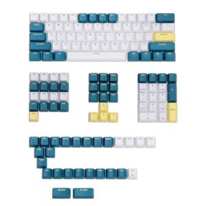 PBT Doubleshot Keycaps OEM Profile for 61 63 64 66 68 84 87 96 100 104 108 MX Stwitches Mechanical Keyboards（Merlin Keyset）