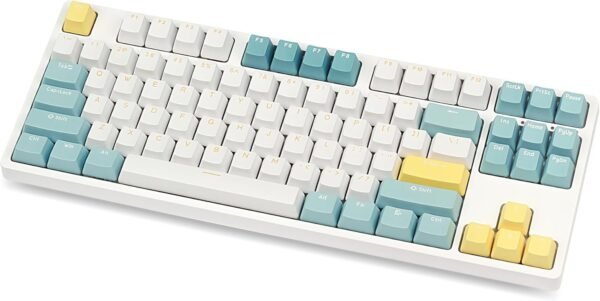 PBT Doubleshot Keycaps OEM Profile for 61 63 64 66 68 84 87 96 100 104 108 MX Stwitches Mechanical Keyboards（Sea Salt Keyset） - Image 4