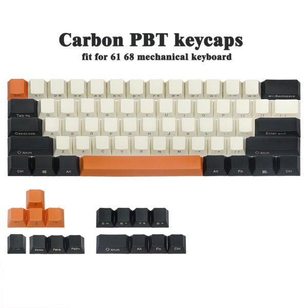 60 Percent Keycaps PBT Side Printed OEM Profile for 61 68 MX Switches Mechanical Keyboard