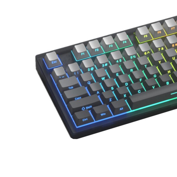 Side Backlit Keycaps Gradient PBT Shine Through Keycaps for Mechanical Keyboards