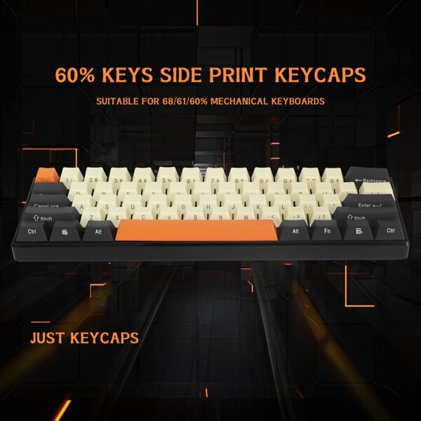 60 Percent Keycaps PBT Side Printed OEM Profile for 61 68 MX Switches Mechanical Keyboard - Image 2