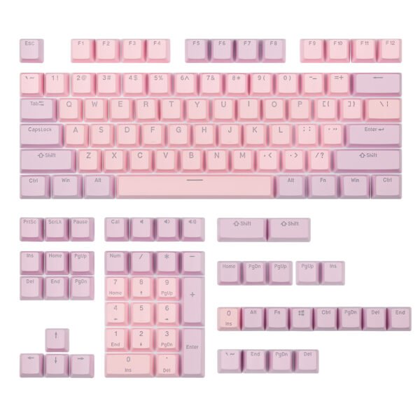 PBT Keycaps Backlit OEM Profile for MX Stwitches Mechanical Keyboards - 图片 2